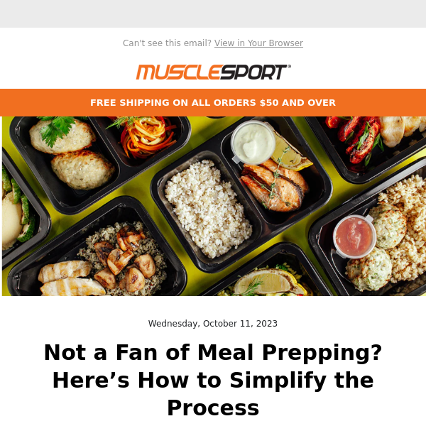 Not a Fan of Meal Prepping? Here’s How to Simplify the Process
