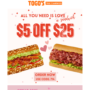 $5 Off! Happy Valentine's Day ❤