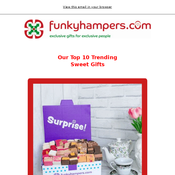 🎅 Top 10 Christmas Sweet Gifts by FunkyHampers