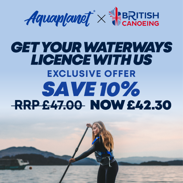 Save 10% On Your British Canoeing Waterways Licence 