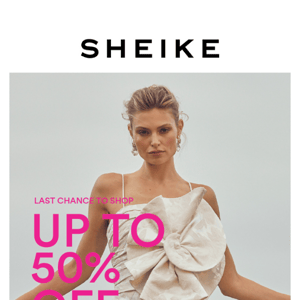 Last Chance up to 50% off!