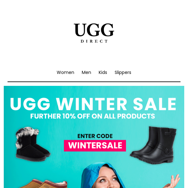 🤗💸 Get Extra 10% OFF UGGs & Warm Your Feet This Winter!❄️