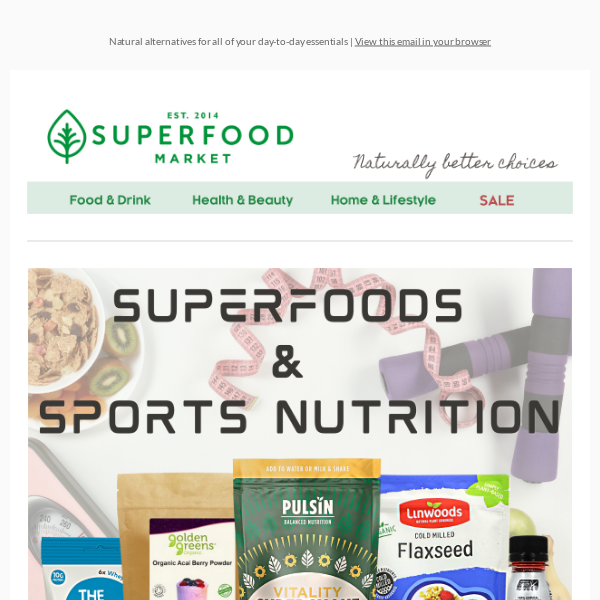 Superfoods and Sports Nutrition 💪