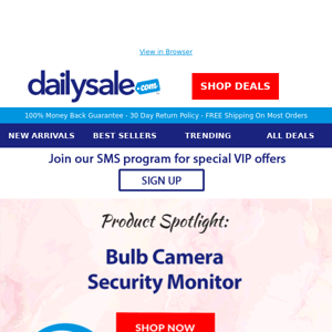 $25 Bulb Camera Security Monitor