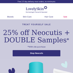 Check this out: 25% off Neocutis!