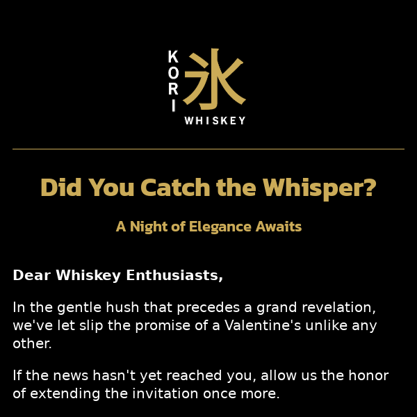 A Whisper of Romance and Whiskey