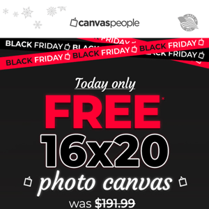 Black Friday Free* Canvas Event Starts Now!