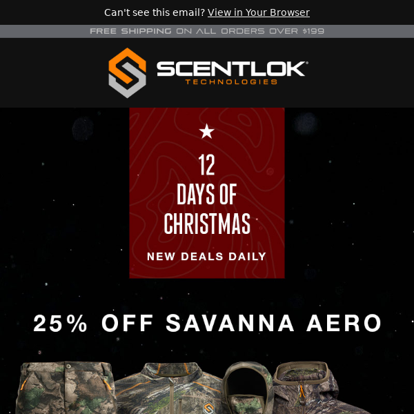 12 Days of Christmas: 25% off Savanna Aero