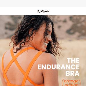 NEW DROP: Endurance Bra in ORANGE 🍊