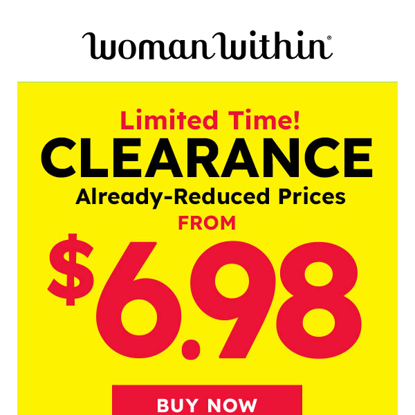 ❤️ Trust Us, You Can’t Miss These Prices! From $6.98 Clearance!