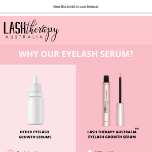 Why our Eyelash Serum?💌