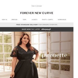 Curve evening wear for your next special occasion