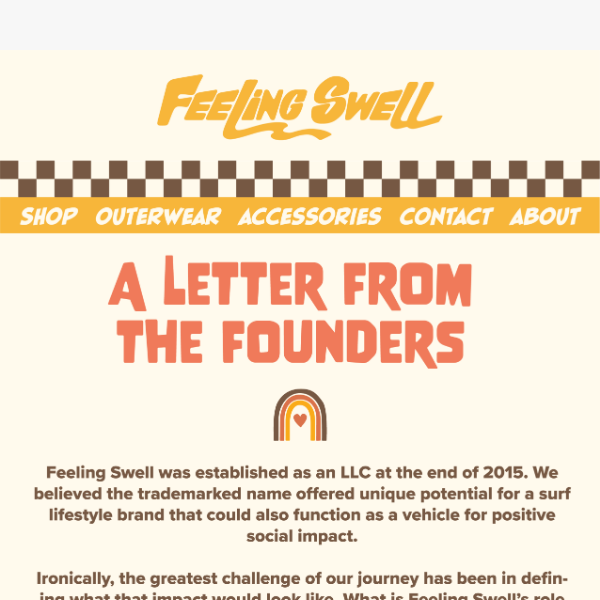 A Letter from the Founders