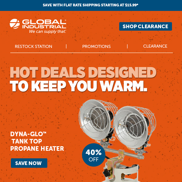 Heat Up Your Winter with Our Clearance Specials!