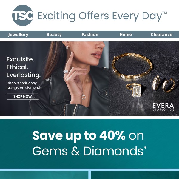 💎 SAVE up to 40% OFF Diamonds & Gems 💎