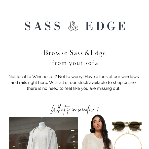 Browse Sass & Edge from your sofa!