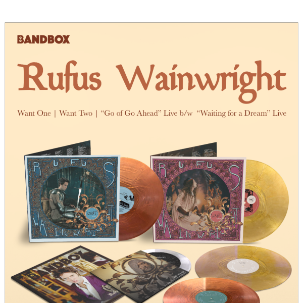 NEW Rufus Wainwright's Want One Two - Rocks