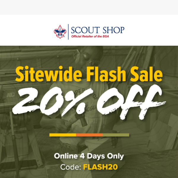 Flash Sale Frenzy: 20% Off Everything!