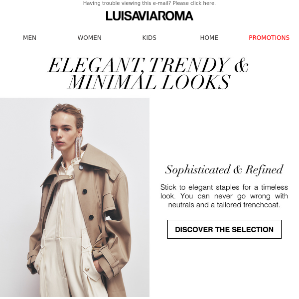 Show your style: Elegant, trendy & minimal