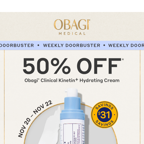 Stay Hydrated for Less: 50% Off Weekly Doorbuster 🚨