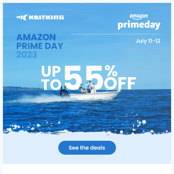 KastKing Prime Day Sale on Amazon! Up To 55% OFF!