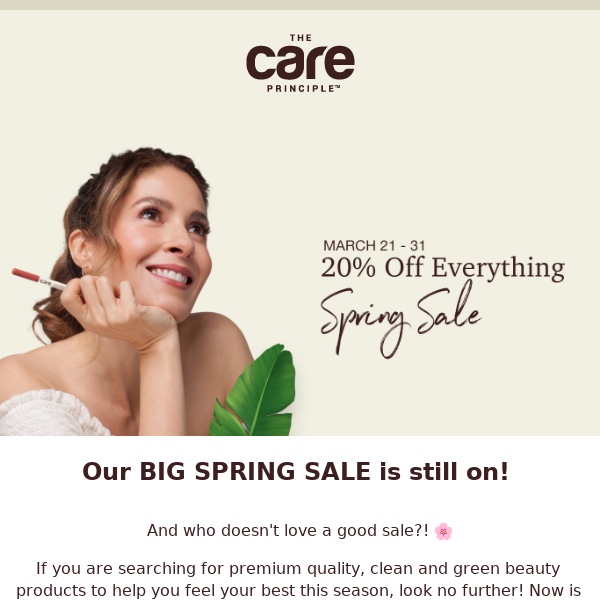 Our BIG SPRING SALE is still on! 🔥