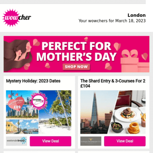 Mystery Holiday: 2023 Dates | The Shard Entry & 3-Courses For 2 £104 | 50% Off 8KG Monster Halal Bucket £3 | Priority Pass-Airport Lounge Membership £5 | Adobe Master Collection 2023 License £99