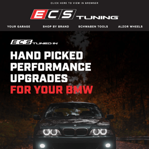 New Hand Picked Performance Upgrades - ECS Tuned In Weekly