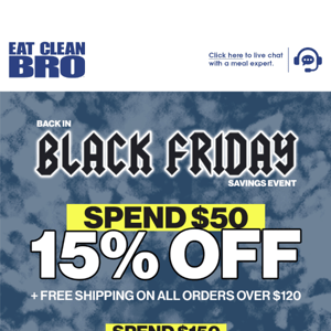 THIS WEEKEND ONLY: Save BIG with BRO 💰