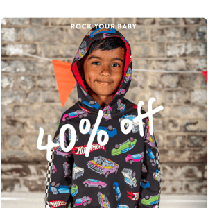 Does your boy need a wardrobe boost? 40% Off