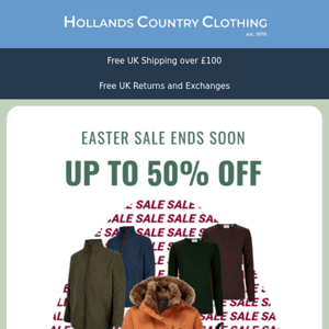 🐰 EASTER SALE ENDS SOON - Up to 50% off!