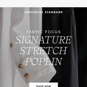 Fabric Focus: Stretch poplin