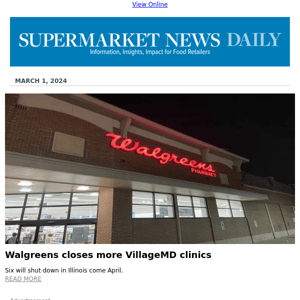 Walgreens closes more VillageMD clinics