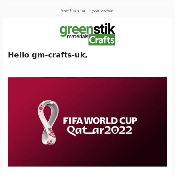 World Cup 2022 Crafting