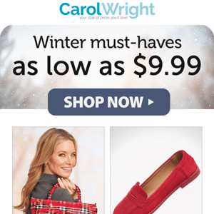 Winter must-haves as low as $9.99 ❄️