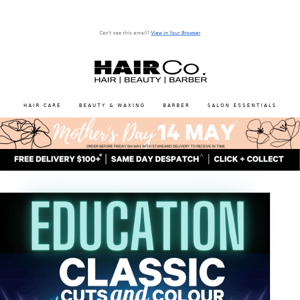 Barber Education THIS MONTH @ HairCo.