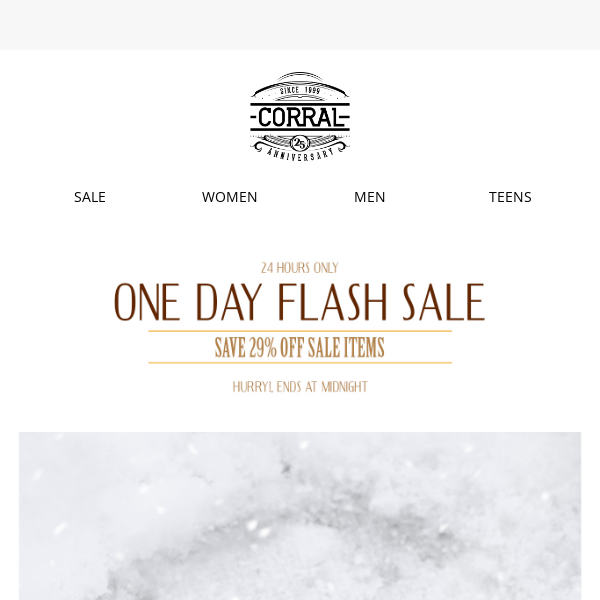 One Day Leap Year Flash Sale 👢