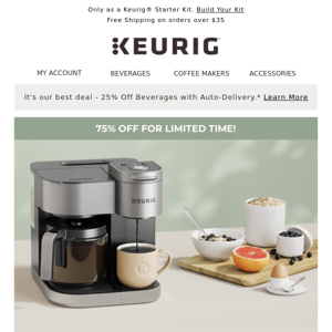  Keurig K-Duo Special Edition Coffee Maker, Silver