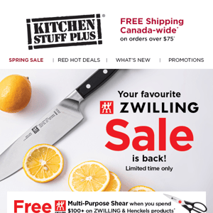 The ZWILLING Sale Is Back! 📣