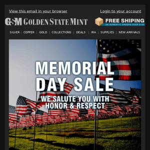 🎖️ Memorial Day Sale Starts Now! 🎖️