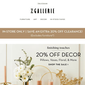 🌟 All Things Glamour 🌟 20% Off Decor Faves