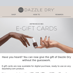 Give the gift of Dazzle Dry 🎁