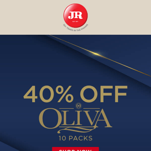 Save big on Oliva 10-packs: 40% off the JR price