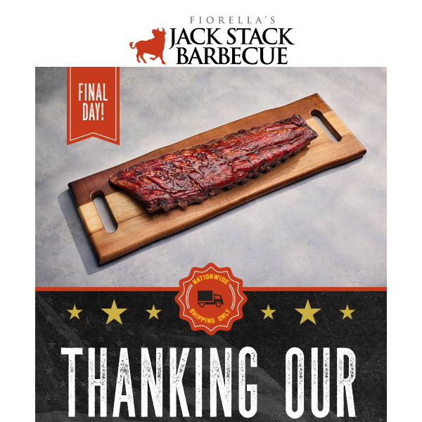 Final Day to Double Your Ribs for FREE!