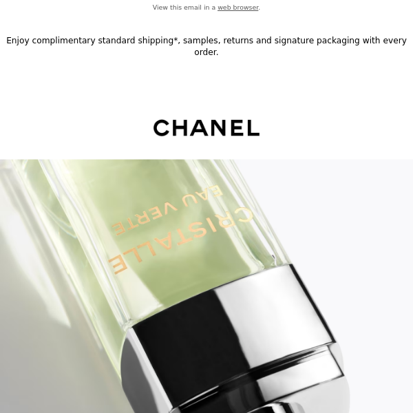 Discover CRISTALLE EAU VERTE Eau de Toilette Concentrée - Chanel