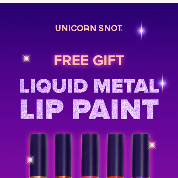 FREE Liquid Metal Lip Paint 👄