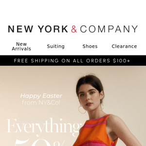 Happy Easter From NY&Co!🌷🐰 Celebrate With Everything 50% Off or More!