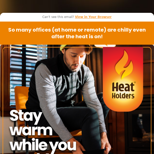 Want to feel warmer and more focused at the office, Heat Holders? 🙂🔥