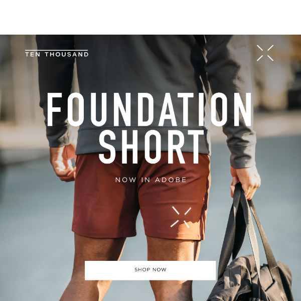 Foundation Short | Now In Adobe