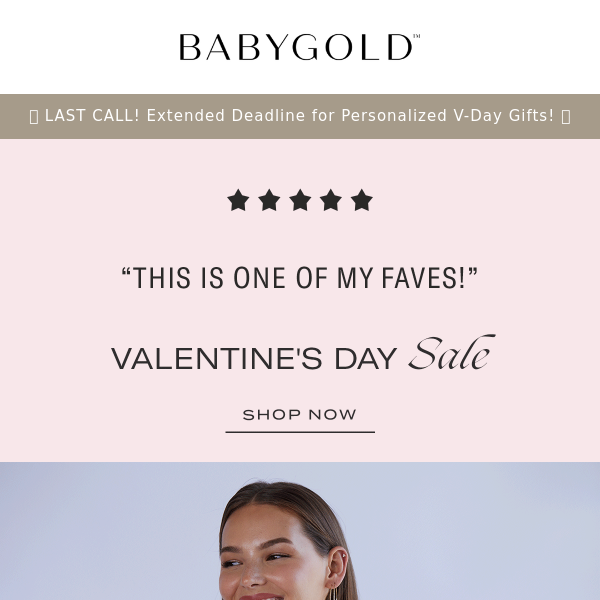 🚨 LAST CHANCE: Personalized V-Day Gifts + 20% OFF